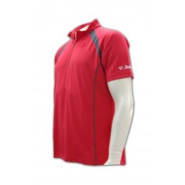 W055 在線訂購足球衫 設計團體開胸短袖衫   波衫印字  功能性運動衫供應商HK     紅色 W055 在線訂購足球衫 設計團體開胸短袖衫   波衫印字  功能性運動衫供應商HK     紅色